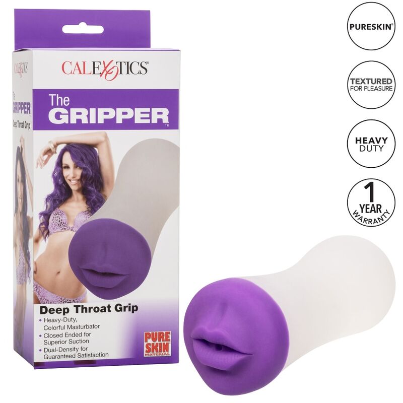 Masturbateur bouche Grip Gorge Profonde Calexotics