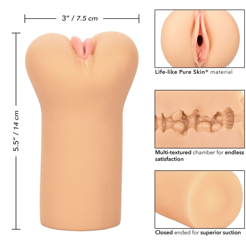 Masturbateur vagin réaliste Rose Boundless Vulva Calexotics