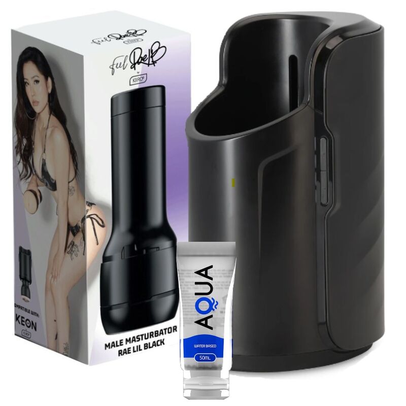 Pack Masturbateurs Kiiroo keon et Feel Rae Lil Black