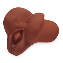 Vaginette anale noire PDX+ couleur marron - jouet intime pour plaisir personnel