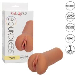 Vulva artificielle Caramel Boundless de Calexotics, imitation vagin porno