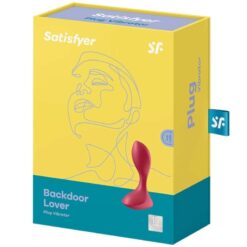 Plug Anal Rouge Satisfyer Backdoor Lover - Sextoy Design Ergonomique