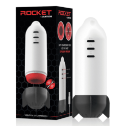 Masturbateur Vibrant JamyJob Rocket pour plaisir masculin stimulant