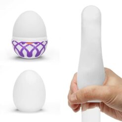 Tenga Egg Wonder Mesh pour plaisir masculin, jouet intime texturé et discret