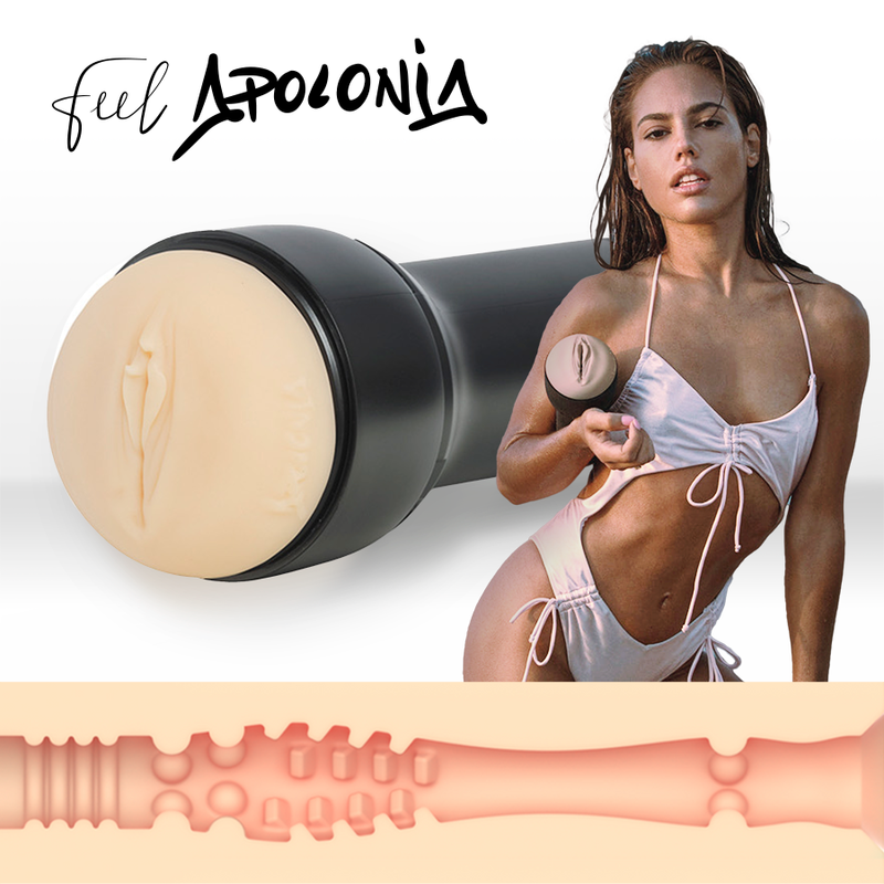 Masturbateur automatique KIIROO KEON avec Feel Stroker d'Apolonia Lapiedra et lubrifiant Aqua 50ml - innovation ultime en plaisir personnel