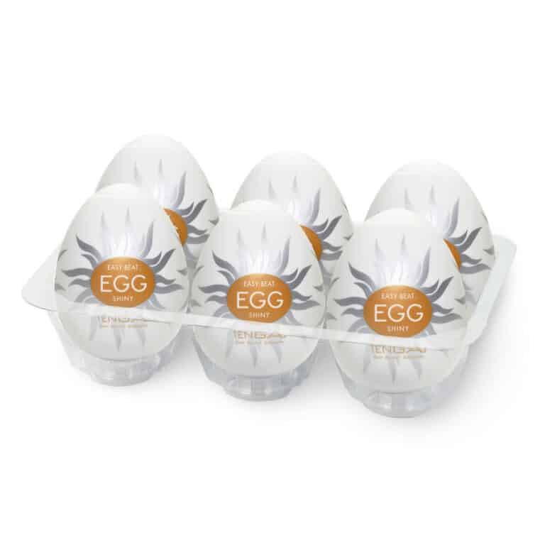 Pack 6 Tenga Egg Shiny, masturbateurs Ona-cap faciles à utiliser