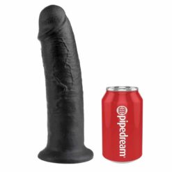 Gode anal noir pour hommes King Cock 10 pouces - Sextoy masculin réalistique de 25 cm