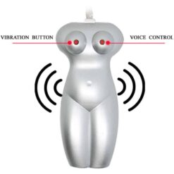 Masturbateur réalistes avec vibrations, représentant fesses, vagin et anus en résille