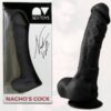 Dildo masculin Nacho Vidal 24cm couleur noire pour plaisir intensif