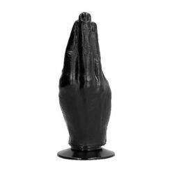 Gode en forme de main noire pour fisting entier