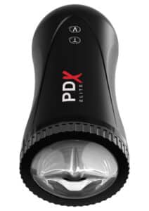 Masturbateur masculin automatique Pdx Elite Moto Stroker avec simulation orale