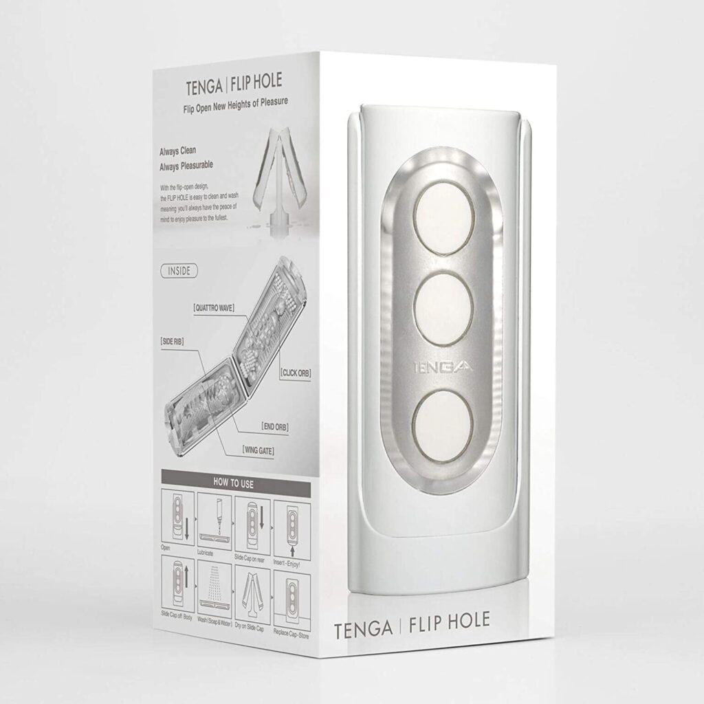 Masturbateur masculin Tenga Flip Hole avec mouvement de va-et-vient