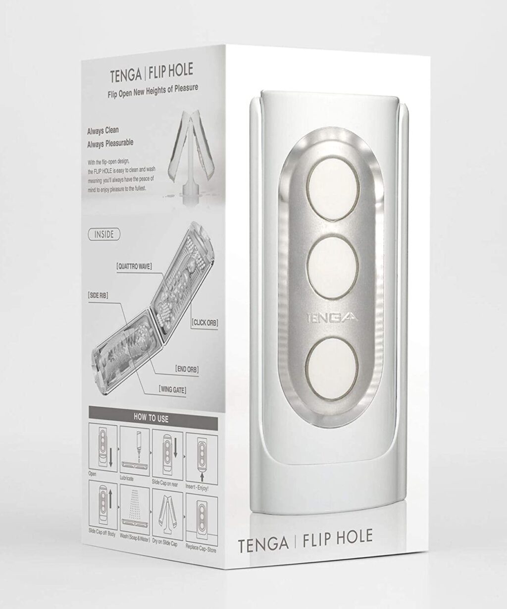 Masturbateur masculin Tenga Flip Hole avec mouvement de va-et-vient